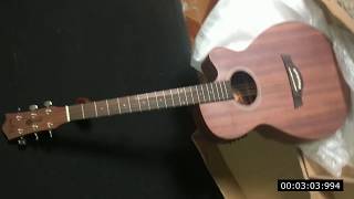 UNBOXING VIOLÃO TAGIMA DALLAS MAHOGANY 2018 [upl. by Nylessoj]