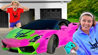 I did THIS to STEPHEN SHARERs LAMBORGHINI [upl. by Otrebmuh405]