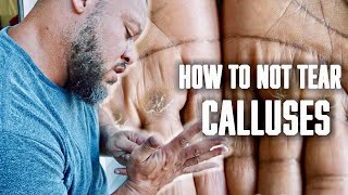 How To Not Tear Your Calluses While Lifting Weights [upl. by Yhtimit642]