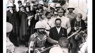 Haile Selassie in Asmara 1952FEDERATION DAY AKA DARKEST DAY IN ERITREA HISTORY [upl. by Devora100]