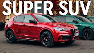 An SUV with soul 2024 Alfa Romeo Stelvio Quadrifoglio road and track review [upl. by Pazice]