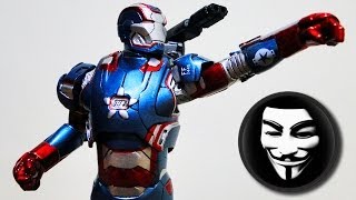 Zangado apresenta IM3 Iron Patriot Art Scale 110  Patriota de Ferro UNBOX [upl. by Droffig]