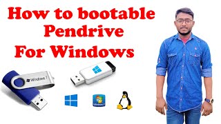 How To Make A Bootable Pendrive For Windows 7810  Nur360 iT Solution [upl. by Ahsemat]