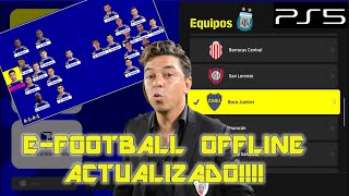 COMO JUGAR EFOOTBALL OFFLINE 100 ACTUALIZADO [upl. by Weissberg]