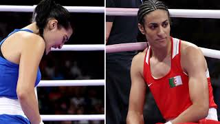 Algeria Boxer Imane Khelif Wins First Olympic Fight When Opponents [upl. by Eleanor]