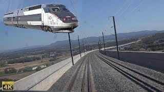 4K TGV Cabride Lyon PartDieu à Marseille SaintCharles en TGV R [upl. by Noland]