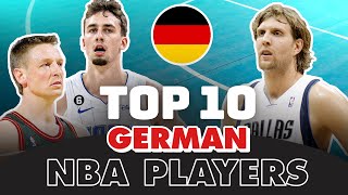 Top 10 German NBA Players [upl. by Ycnej]