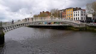 historic Ha penny bridge in Dublin [upl. by Engen]