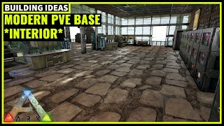 HOW TO BUILD A MODERN PVE BASE INTERIOR  ARK SURVIVAL [upl. by Sale]