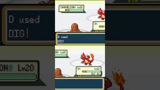 One shotting the rival’s charmeleon with a diglett I found in a cave 5 minutes ago [upl. by Crowe]