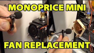 Monoprice Mini Fan Remplacement mod [upl. by Kippy838]