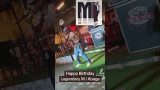 Happy Birthday To Nigerian HipHop legend MI Abaga Dedication by BMG The Performer [upl. by Nrobyalc]