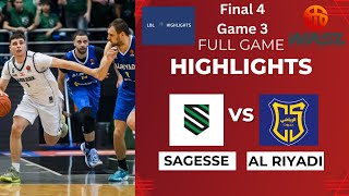 Sagesse vs Al Riyadi Full Game Highlights WASL Semi Final Game 3 [upl. by Covell]