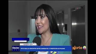 Cobertura SBT  Prefeituráveis em Palmas 2024 [upl. by Asenad]