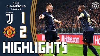 Highlights  Juventus 12 Manchester United  Mata freekick inspires late comeback victory [upl. by Halimak]