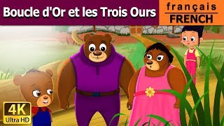 Boucle d’Or et les Trois Ours  Goldilocks and The Three Bears in French  French Fairy Tales [upl. by Oramlub]