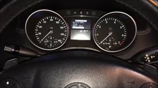 How To Reset Service A B OR C oil Indicator For MERCEDES GL OR ML [upl. by Sirdi]