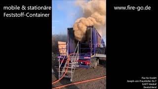 Feststoff Brandcontainer FireGo [upl. by Trimble442]