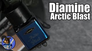 Diamine Arctic Blast  Can I Please Just Get A Blue Shimmer Ink With Great Dry Time [upl. by Ahsyt163]