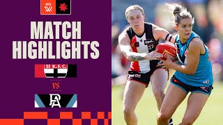 St Kilda v Port Adelaide Highlights  Round 3 2023  AFLW [upl. by Servais]