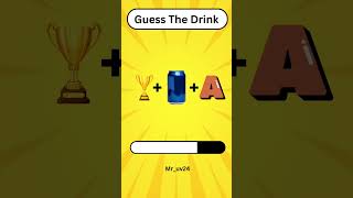 Can YOU Guess The Drink by emojishorts shortsfeed viralshort gk guessthedrink guess trending [upl. by Chabot]