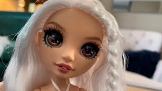 Rainbow High brown eyes doll water color create unboxing and review mga rainbowhigh [upl. by Steele]