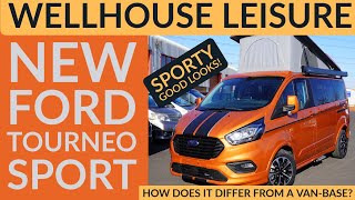 Transit Custom Camper review I Wellhouse Leisure Tourneo campervan in Sport spec [upl. by Atnahc]