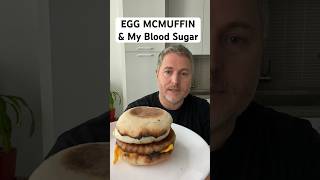 Egg McMuffin and my blood sugar glucose bloodsugar insulinresistant1 [upl. by Llenehc69]