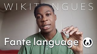 Listen to the Fante language of Ghana  Collins speaking Fanti  Wikitongues [upl. by Hteboj]