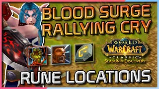 Best Phase 2 Warrior Runes Blood Surge and Rallying Cry Guide [upl. by Abagael430]