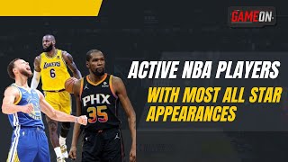 Active NBA Players With Most All Star Appearances  NBA [upl. by Aisha]