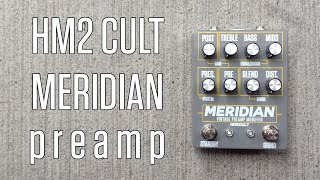 HM2 CULT MERIDIAN preamp  in the mix [upl. by Rediah]