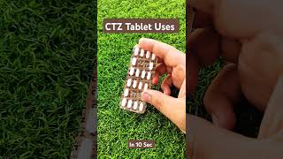 CTZ 10 mg tablet Uses Best Anti Allergy Tablet Drug ctz medical medicine medicineinformation [upl. by Edina]