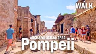 POMPEII Italy 4K Walking Tour  UNESCO World Heritage with Captions 4K Ultra HD60fps [upl. by Eltsyrhc]