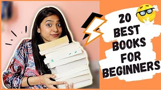 Beginners guide 101Top 20 Books for beginners 📚Book recommendations for all types of people✨ [upl. by Aikar218]