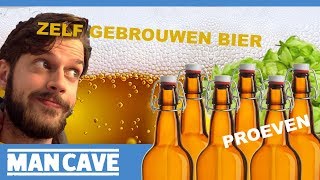 Zelfgebrouwen bier proeven met een kenner  Bier bottelen en proeven [upl. by Anwahsar]