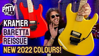 Kramer Baretta Colours  Get This 80s ICON In Awesome New In Your Face Finishes [upl. by Feliks]