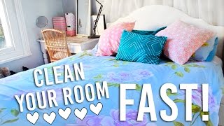 How To Clean Your Room FAST In 30 minutes  Cleaning Hacks [upl. by Mahan]