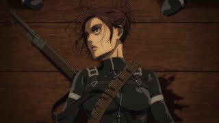 SASHAS DEATH  GABI KILLS SASHA  Attack On Titan Season 4 Part 1  4K [upl. by Kcirad]