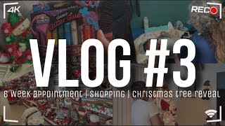 VLOG 3  Jace 6 Weeks Appointment  Christmas Tree Reveal  Holiday Decorations [upl. by Hiroshi568]