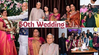 50th Wedding Anniversary  Golden Jubilee  Grandparents  Wedding 50thanniversary goldenjublee [upl. by Eenal]