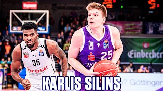 KARLIS SILINS  Basketball Highlights in Goettingen 202324 [upl. by Holloway14]