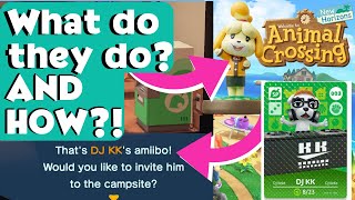 EXACTLY what Amiibo do in Animal Crossing New Horizons And How to Use Amiibo and Amiibo Cards [upl. by Bollay]