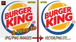 3 Way to Convert JPG to Vector  Auto Image Trace  Adobe Illustrator [upl. by Nenad]