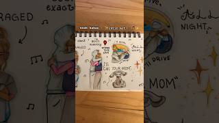 noah kahan  ✨lyric art 🎶🎵✨ artshorts shorts drawing noahkahan subscribe fypシ゚ noahkahan [upl. by Eimmas]