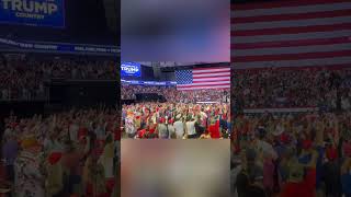 For the record THIS IS THE LOUDEST TRUMP RALLY EVER Philadelphia is on 🔥 trumprallypa [upl. by Poole711]