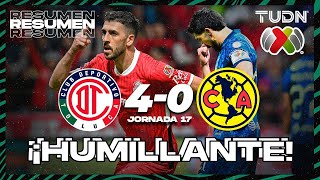 HIGHLIGHTS  Toluca 40 América  Liga Mx AP2024  J16  TUDN [upl. by Sidnala]