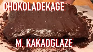 Chokoladekage med kakaoglaze  Opskrift  160 [upl. by Wolsniw]