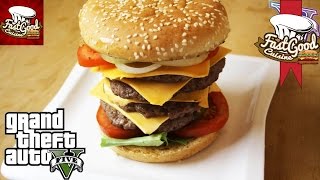 Comment faire le Burger GTA 5  FastGoodCuisine [upl. by Fafa392]