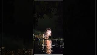 WAIKIKI FIREWORKS 🌈 Hilton Hawaiian Village ⛱️ Hawaii John Shorts [upl. by Wolfgram244]